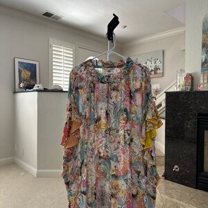 Tsumori Chisato x Ozamu Tesuka Unico 100% Silk Dress